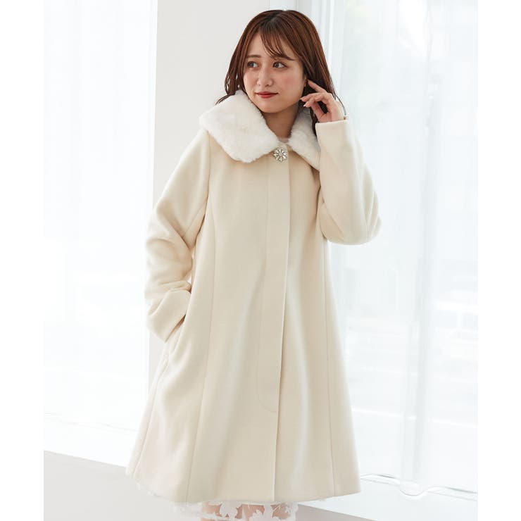 7wayファー×ビジューコート | MAJESTIC LEGON  | 詳細画像10 