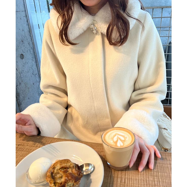 7wayファー×ビジューコート | MAJESTIC LEGON  | 詳細画像19 