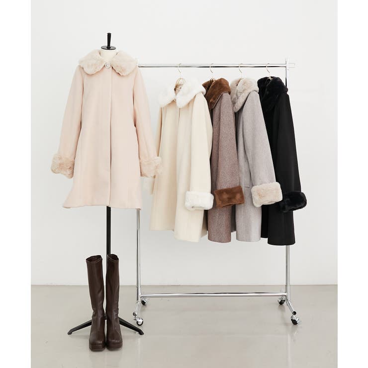 7wayファー×ビジューコート | MAJESTIC LEGON  | 詳細画像2 