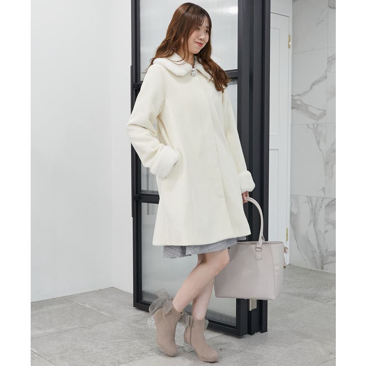 7wayファー×ビジューコート | MAJESTIC LEGON  | 詳細画像21 