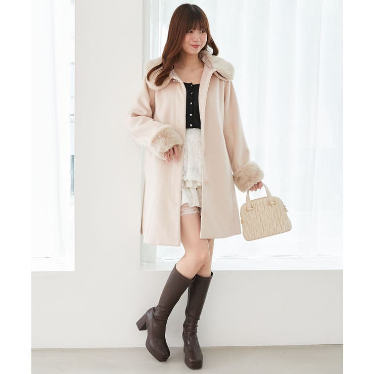 7wayファー×ビジューコート | MAJESTIC LEGON  | 詳細画像27 