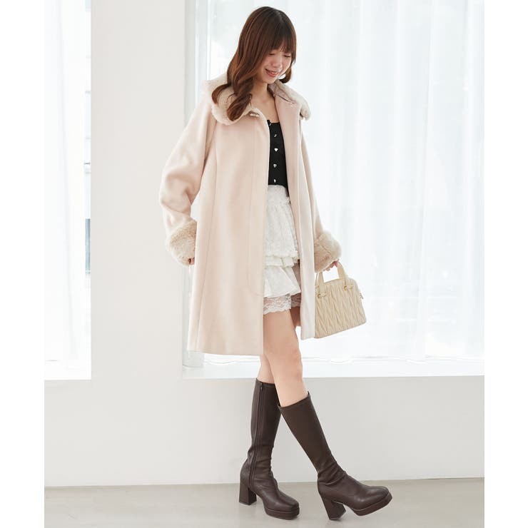 7wayファー×ビジューコート | MAJESTIC LEGON  | 詳細画像28 