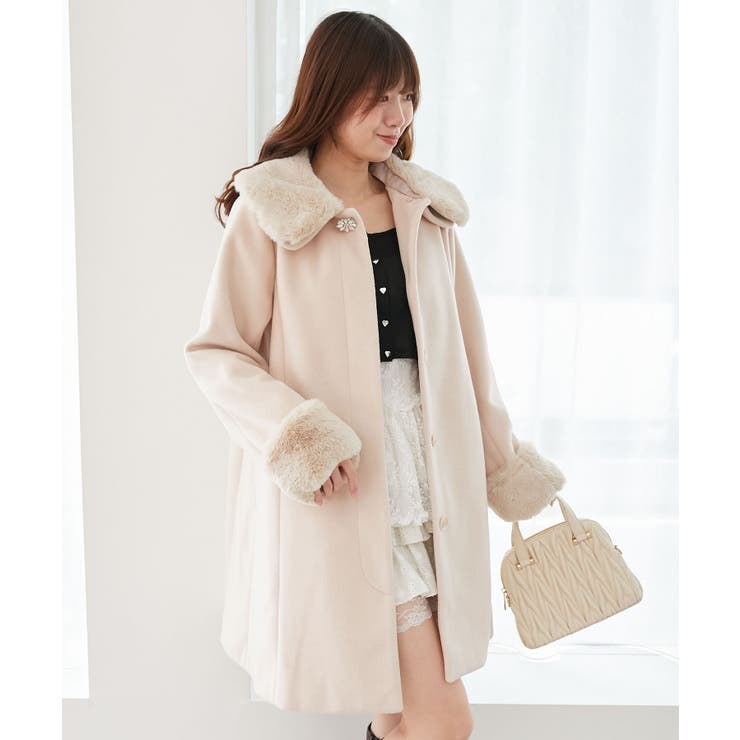 7wayファー×ビジューコート | MAJESTIC LEGON  | 詳細画像31 