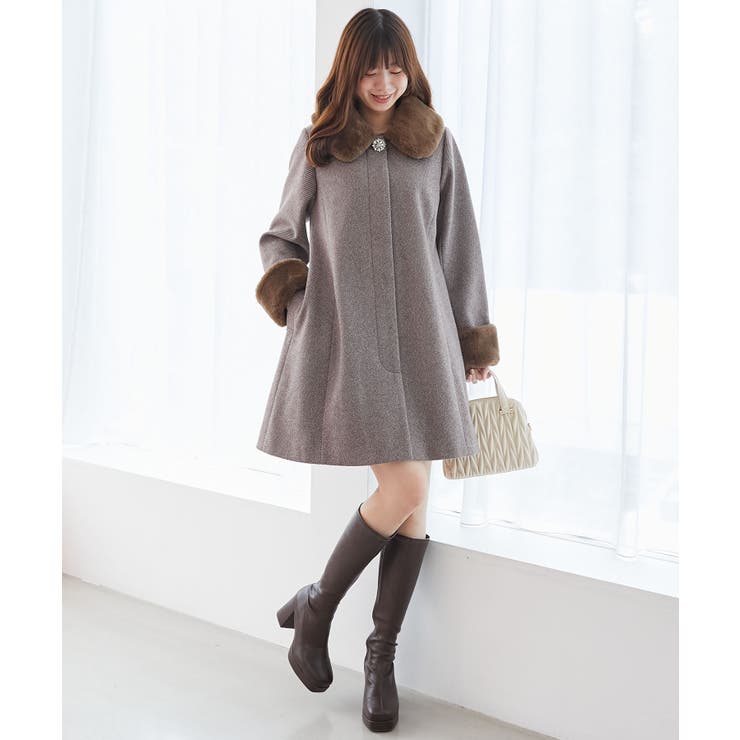 7wayファー×ビジューコート | MAJESTIC LEGON  | 詳細画像34 