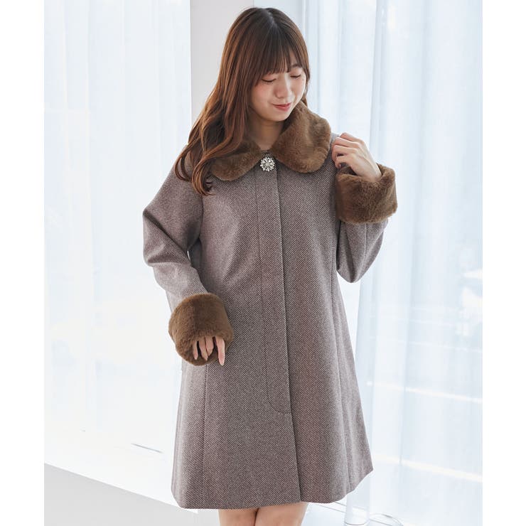 7wayファー×ビジューコート | MAJESTIC LEGON  | 詳細画像37 