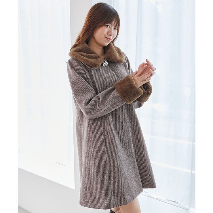 7wayファー×ビジューコート | MAJESTIC LEGON  | 詳細画像38 