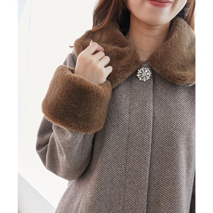 7wayファー×ビジューコート | MAJESTIC LEGON  | 詳細画像40 