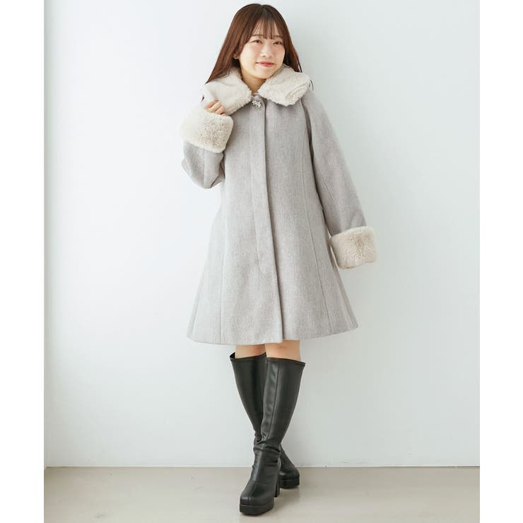 7wayファー×ビジューコート | MAJESTIC LEGON  | 詳細画像46 