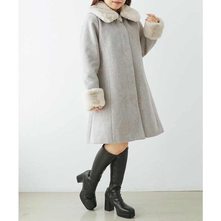 7wayファー×ビジューコート | MAJESTIC LEGON  | 詳細画像47 