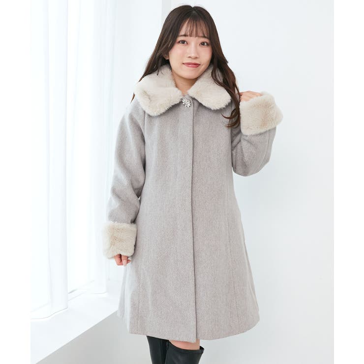 7wayファー×ビジューコート | MAJESTIC LEGON  | 詳細画像49 