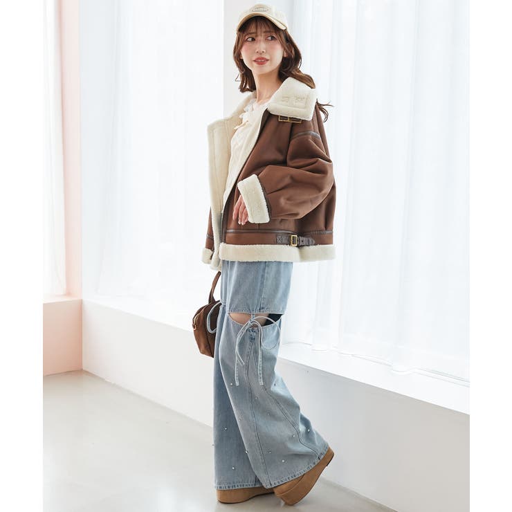 オーバーサイズボアブルゾン | MAJESTIC LEGON  | 詳細画像48 