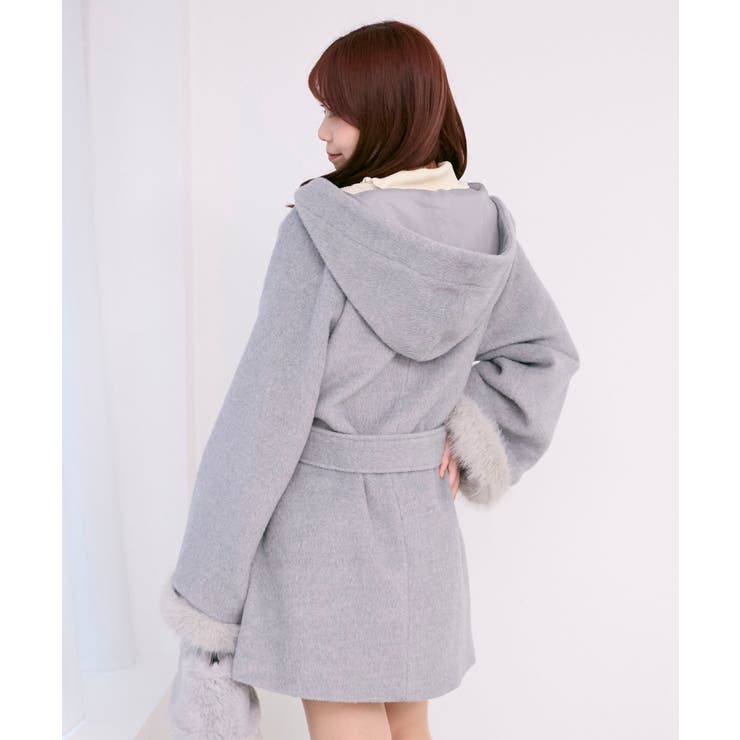 フード付マルチwayフェイクファーコート | MAJESTIC LEGON  | 詳細画像17 