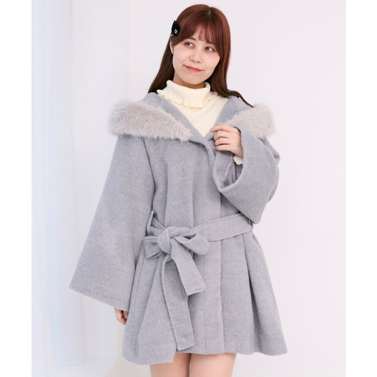 フード付マルチwayフェイクファーコート | MAJESTIC LEGON  | 詳細画像18 