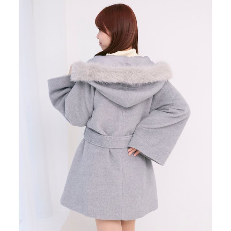 フード付マルチwayフェイクファーコート | MAJESTIC LEGON  | 詳細画像19 