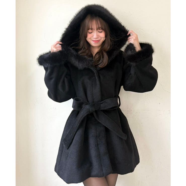 フード付マルチwayフェイクファーコート | MAJESTIC LEGON  | 詳細画像23 