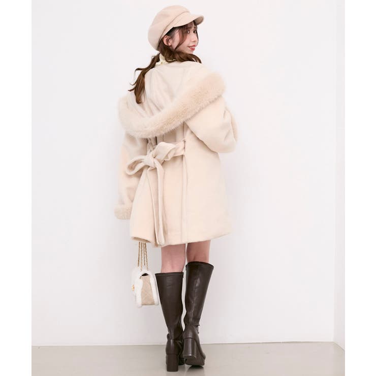 フード付マルチwayフェイクファーコート | MAJESTIC LEGON  | 詳細画像5 