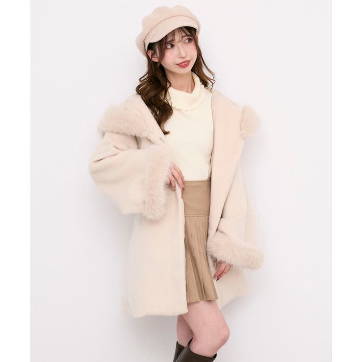 フード付マルチwayフェイクファーコート | MAJESTIC LEGON  | 詳細画像7 