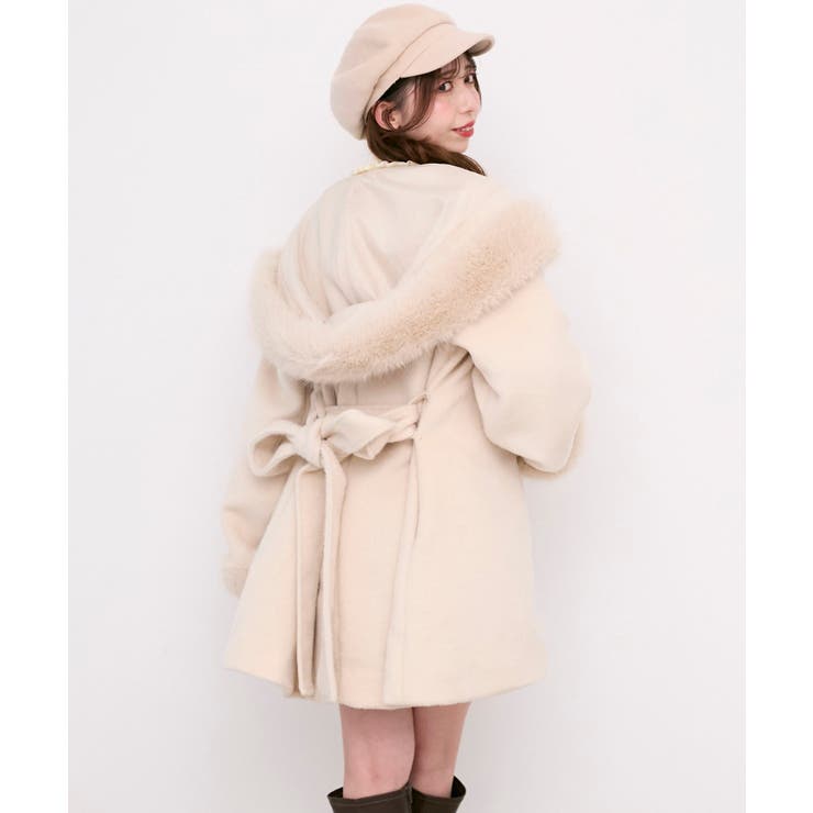 フード付マルチwayフェイクファーコート | MAJESTIC LEGON  | 詳細画像8 