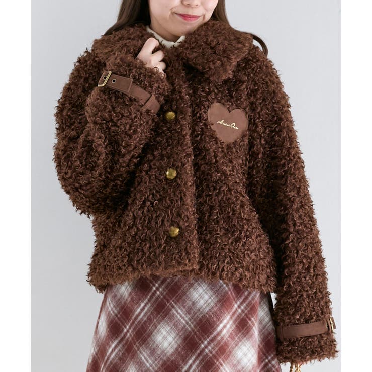 ハートパッチふわふわブルゾン | MAJESTIC LEGON  | 詳細画像14 