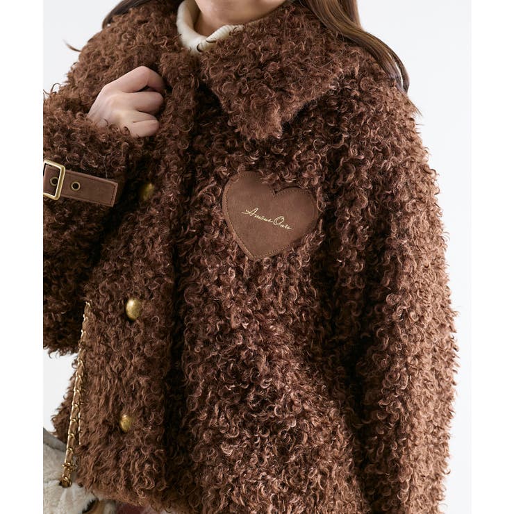 ハートパッチふわふわブルゾン | MAJESTIC LEGON  | 詳細画像17 