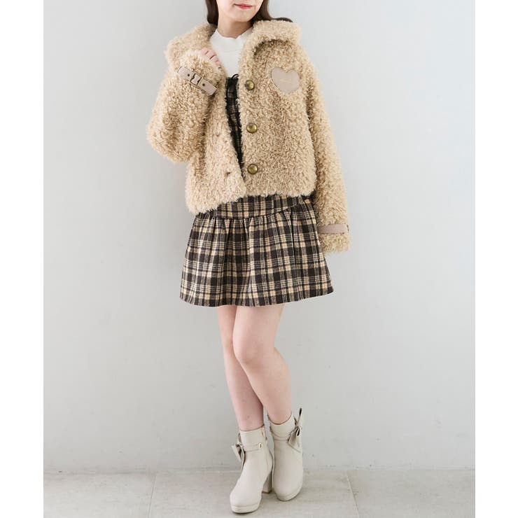 ハートパッチふわふわブルゾン | MAJESTIC LEGON  | 詳細画像4 