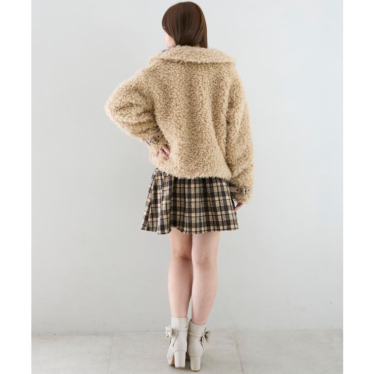 ハートパッチふわふわブルゾン | MAJESTIC LEGON  | 詳細画像6 