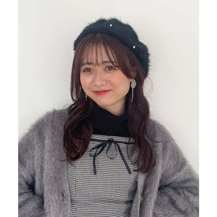 ふわふわパールベレー帽 | MAJESTIC LEGON  | 詳細画像3 