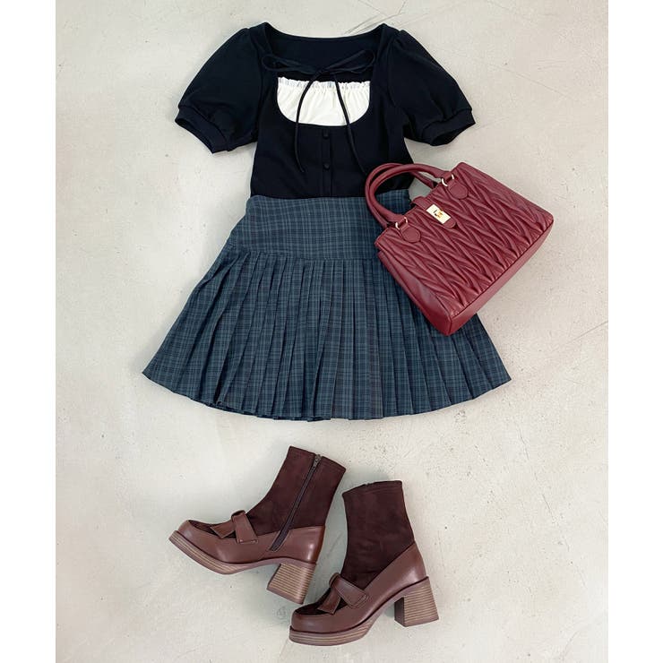 リボンローファーコンビブーツ | MAJESTIC LEGON  | 詳細画像12 