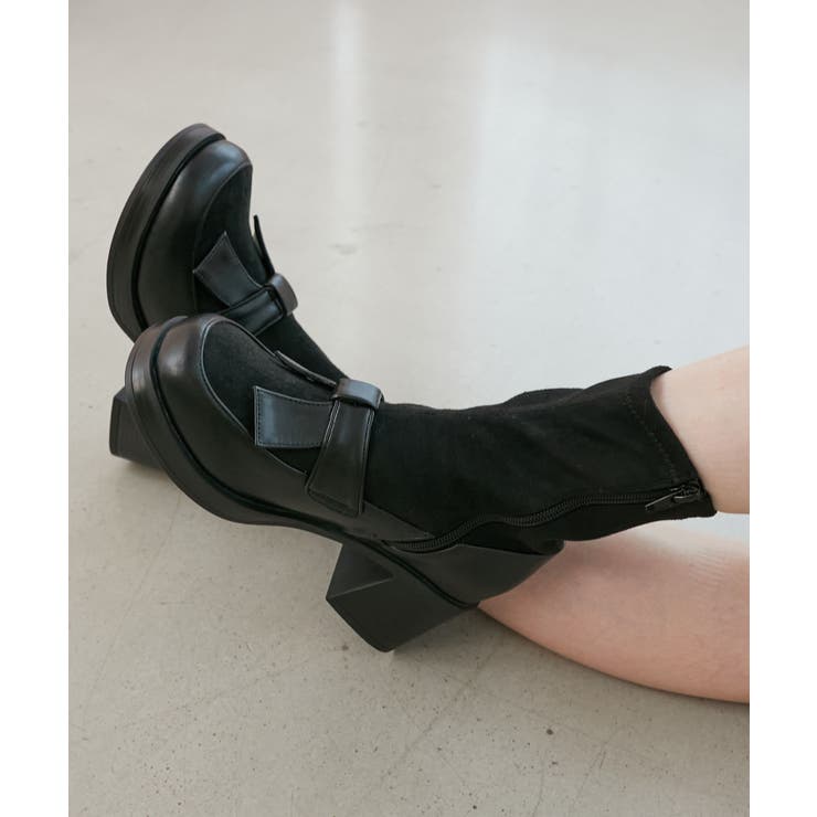 リボンローファーコンビブーツ | MAJESTIC LEGON  | 詳細画像24 