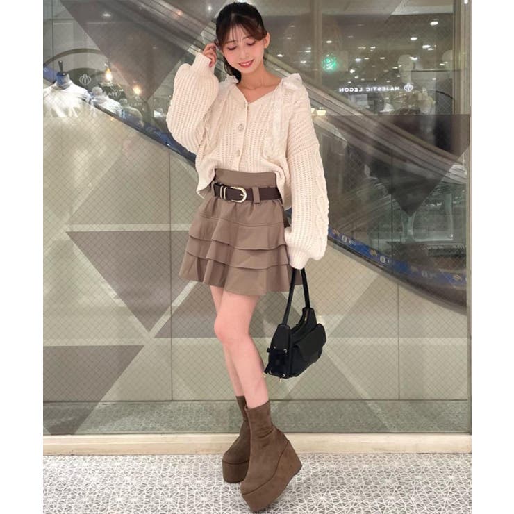 厚底ストレッチショートブーツ | MAJESTIC LEGON  | 詳細画像12 