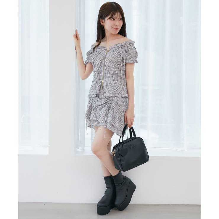 厚底ストレッチショートブーツ | MAJESTIC LEGON  | 詳細画像28 