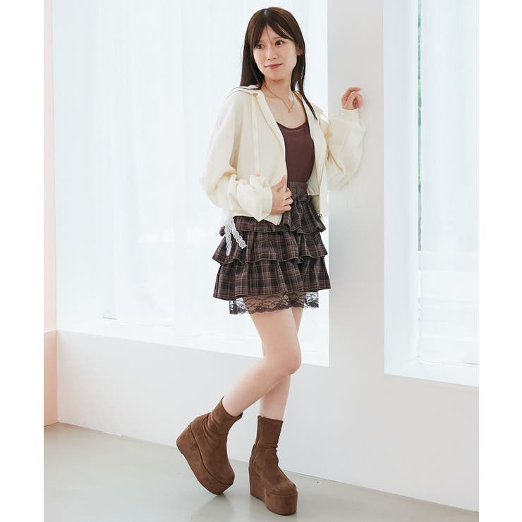 厚底ストレッチショートブーツ | MAJESTIC LEGON  | 詳細画像4 