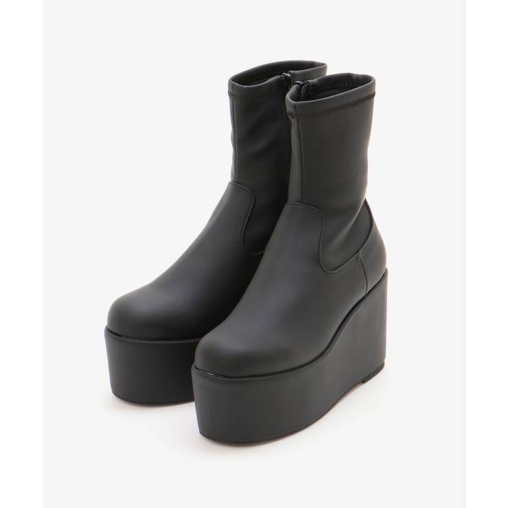 厚底ストレッチショートブーツ | MAJESTIC LEGON  | 詳細画像49 