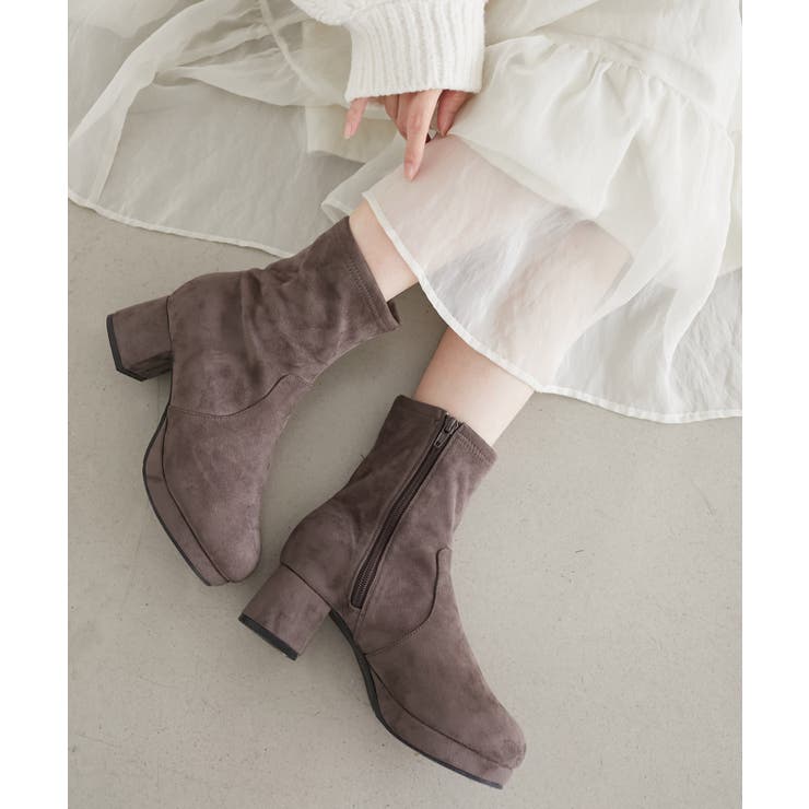 フカフカヒールストレッチブーツ | MAJESTIC LEGON  | 詳細画像27 