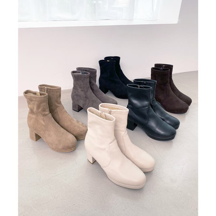 フカフカヒールストレッチブーツ | MAJESTIC LEGON  | 詳細画像43 