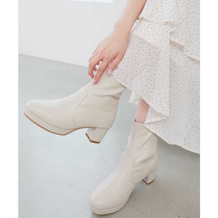 フカフカヒールストレッチブーツ | MAJESTIC LEGON  | 詳細画像7 