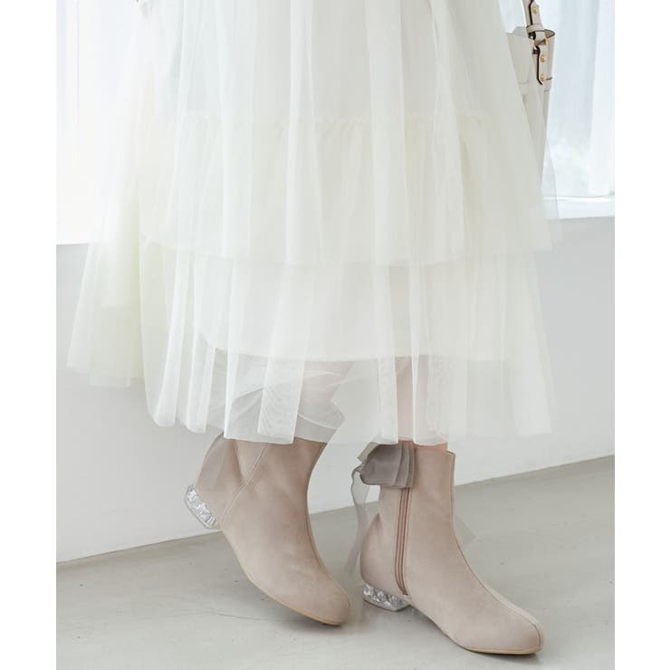 ローヒール取り外しリボンブーツ | MAJESTIC LEGON  | 詳細画像14 