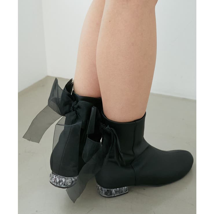 ローヒール取り外しリボンブーツ | MAJESTIC LEGON  | 詳細画像23 