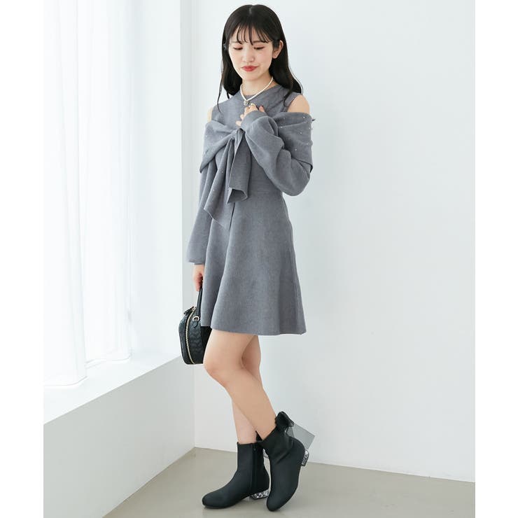 ローヒール取り外しリボンブーツ | MAJESTIC LEGON  | 詳細画像24 