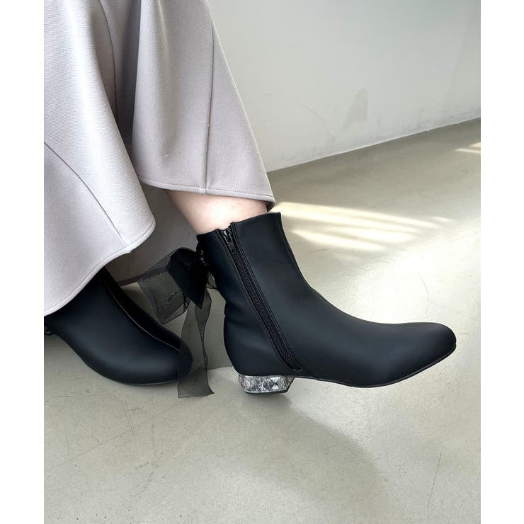 ローヒール取り外しリボンブーツ | MAJESTIC LEGON  | 詳細画像26 