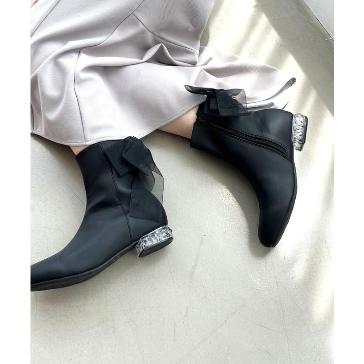 ローヒール取り外しリボンブーツ | MAJESTIC LEGON  | 詳細画像28 