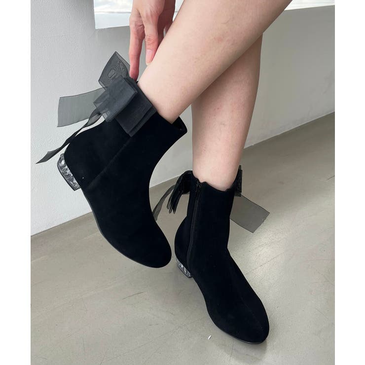 ローヒール取り外しリボンブーツ | MAJESTIC LEGON  | 詳細画像36 