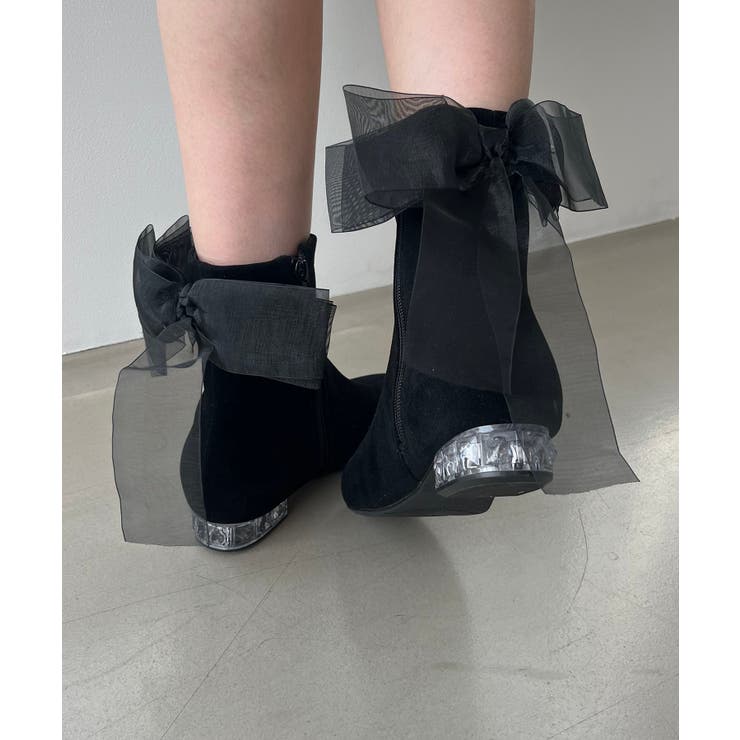 ローヒール取り外しリボンブーツ | MAJESTIC LEGON  | 詳細画像37 