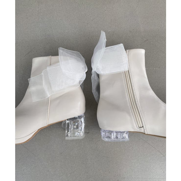 ローヒール取り外しリボンブーツ | MAJESTIC LEGON  | 詳細画像4 