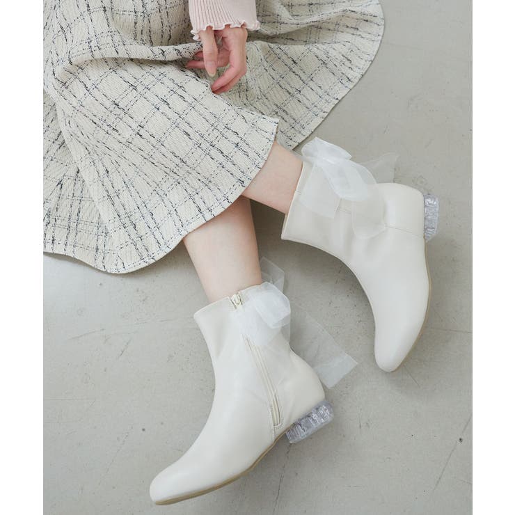 ローヒール取り外しリボンブーツ | MAJESTIC LEGON  | 詳細画像6 