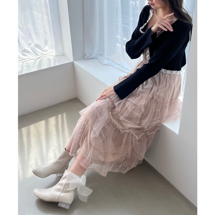 ローヒール取り外しリボンブーツ | MAJESTIC LEGON  | 詳細画像9 