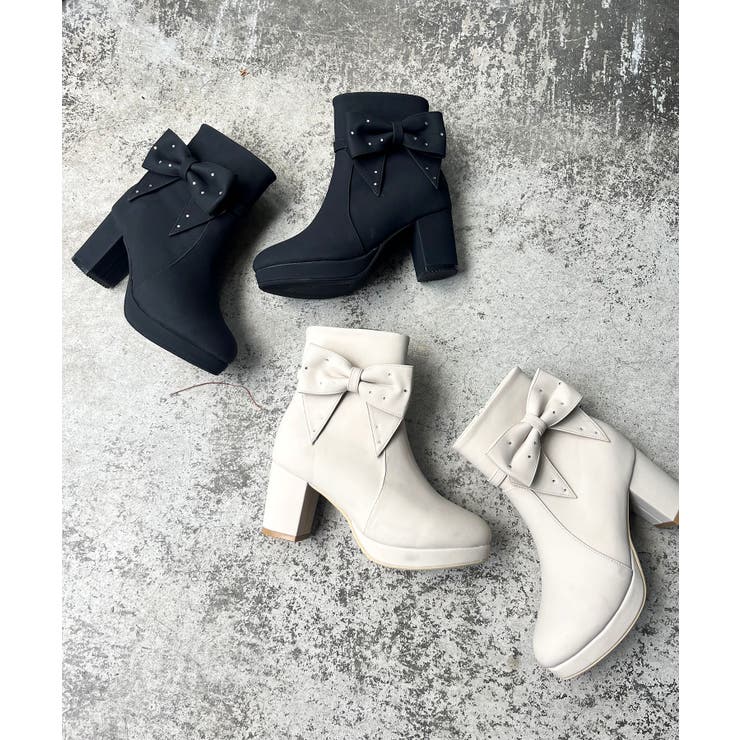 3WAYビジューリボンブーツ | MAJESTIC LEGON  | 詳細画像15 