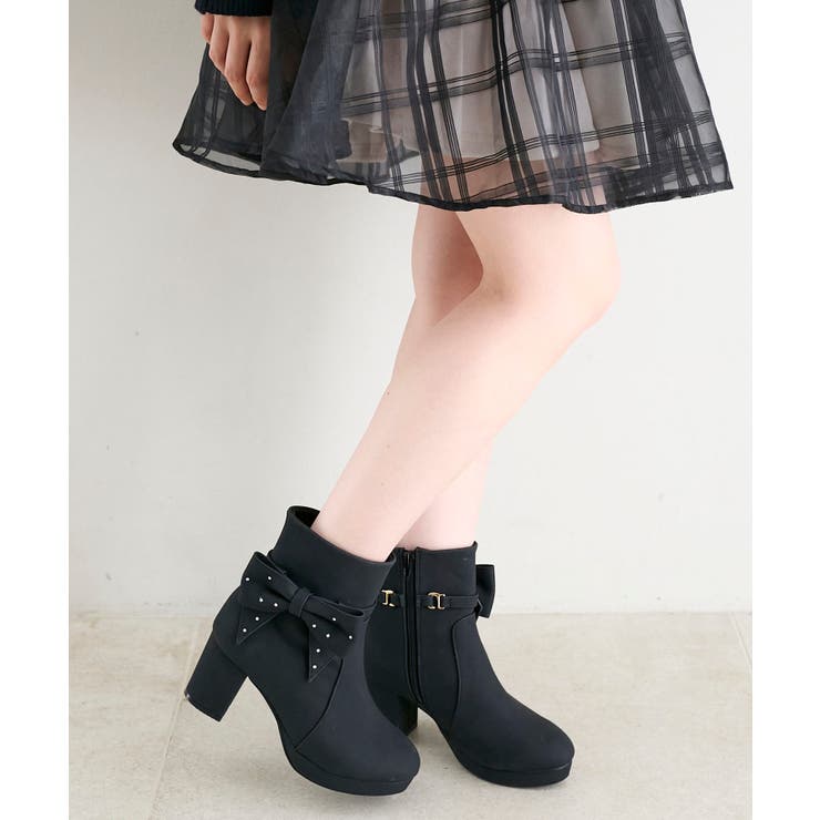 3WAYビジューリボンブーツ | MAJESTIC LEGON  | 詳細画像22 