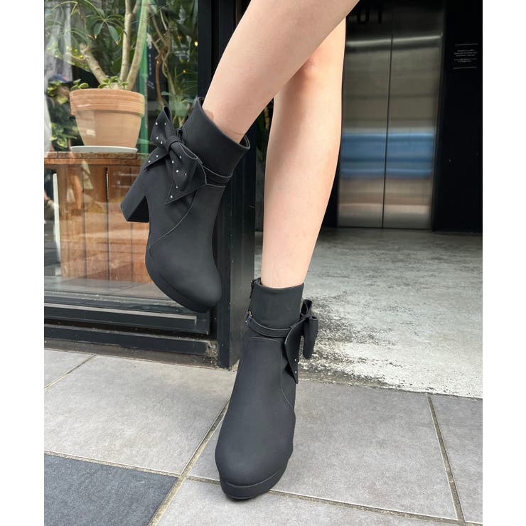 3WAYビジューリボンブーツ | MAJESTIC LEGON  | 詳細画像29 