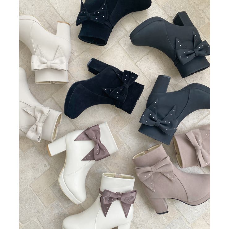 3WAYビジューリボンブーツ | MAJESTIC LEGON  | 詳細画像3 